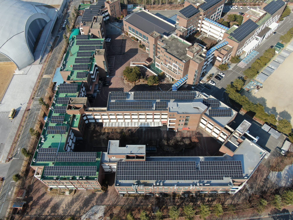 광주전자공고 시민햇빛발전소.