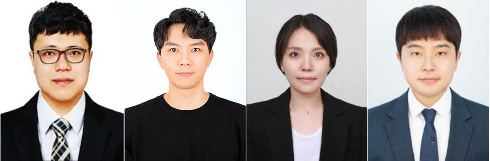 세종과학펠로우십에 선정된 DGIST 과학자. 왼쪽부터 뇌과학과 박송 김승준, 전자전기컴퓨터공학과 김혜민, 자성기반라이프케어연구센터 정우성