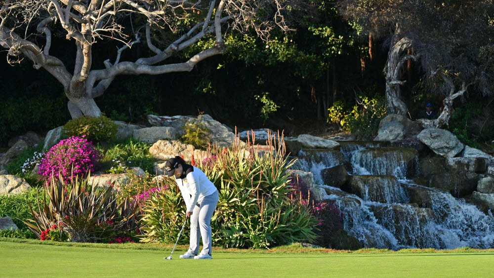 2021 LPGA투어 기아 클래식에서 박인비의 경기 모습. 사진=LPGA