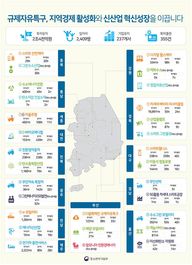 규제자유특구 인포그래픽