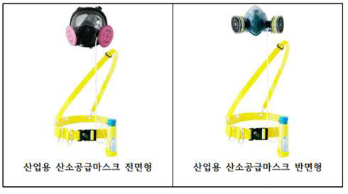 산소공급마스크 이미지.