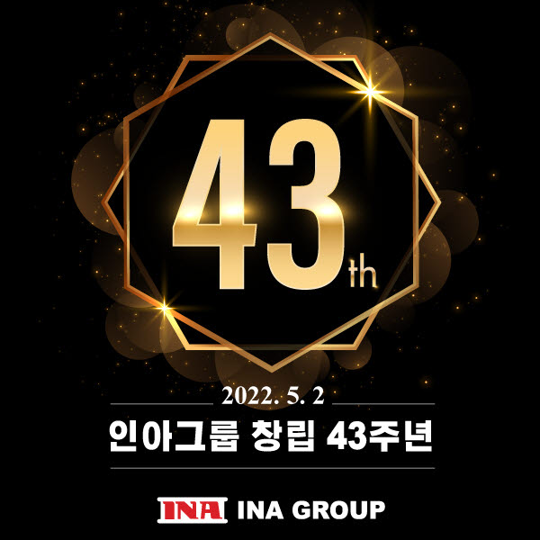 창립 43주년 맞은 <a href='https://newsroom.etnews.com/ina/' target='_blank' class='a_newsroom_on' title='인아그룹 뉴스룸 바로가기'>인아그룹</a>, '중장기 경영 계획 2025' 발표