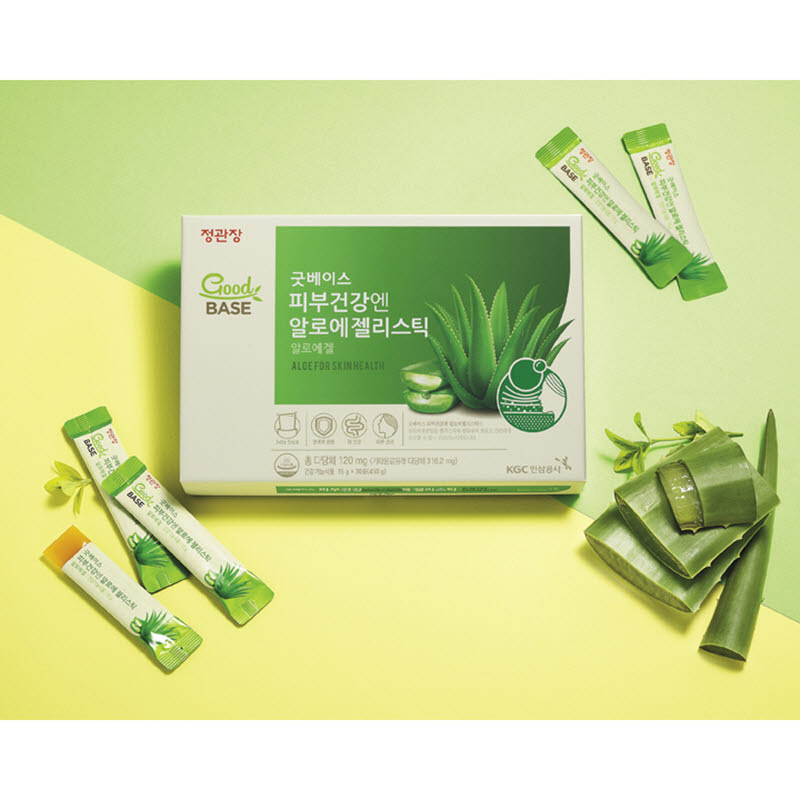 정관장 굿베이스, '피부건강엔 알로에젤리스틱' 이너뷰티 신제품 출시