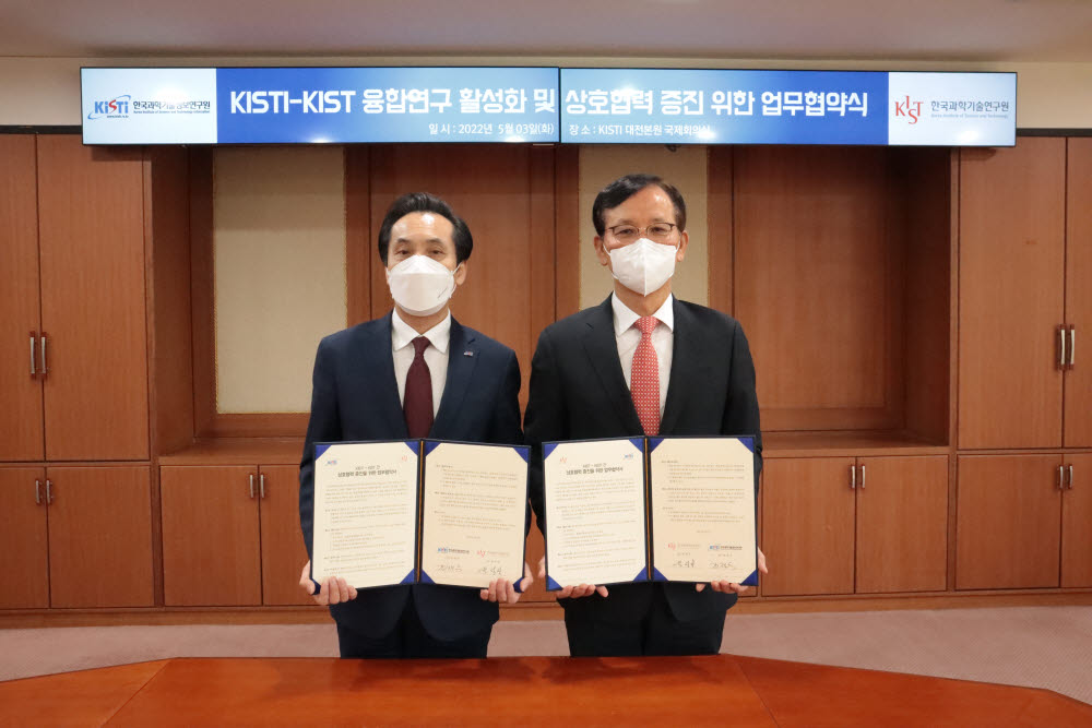 KISTI-KIST, 연구데이터·슈퍼컴퓨팅·미래농업 등 광범위 융합연구 추진