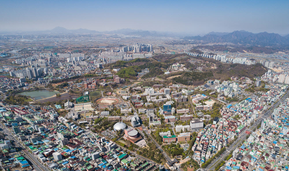 전북대학교 전경.