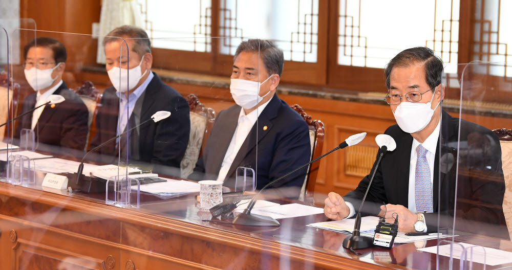 한덕수 "규제가 기업혁신 죽여…전 부처에 규제개혁 TF 설치"