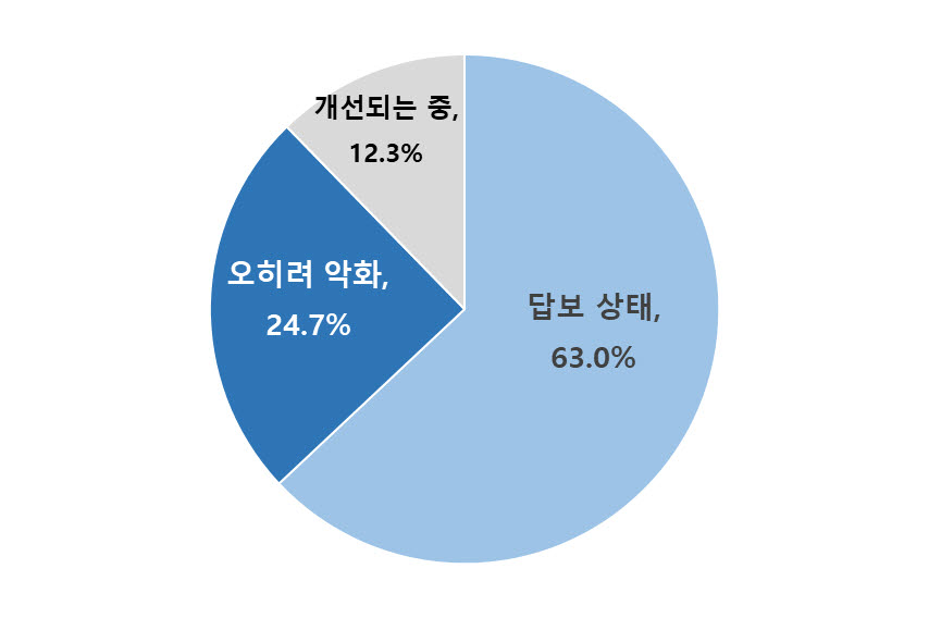 구조적 문제 개선 정도 (출처 대한상의)