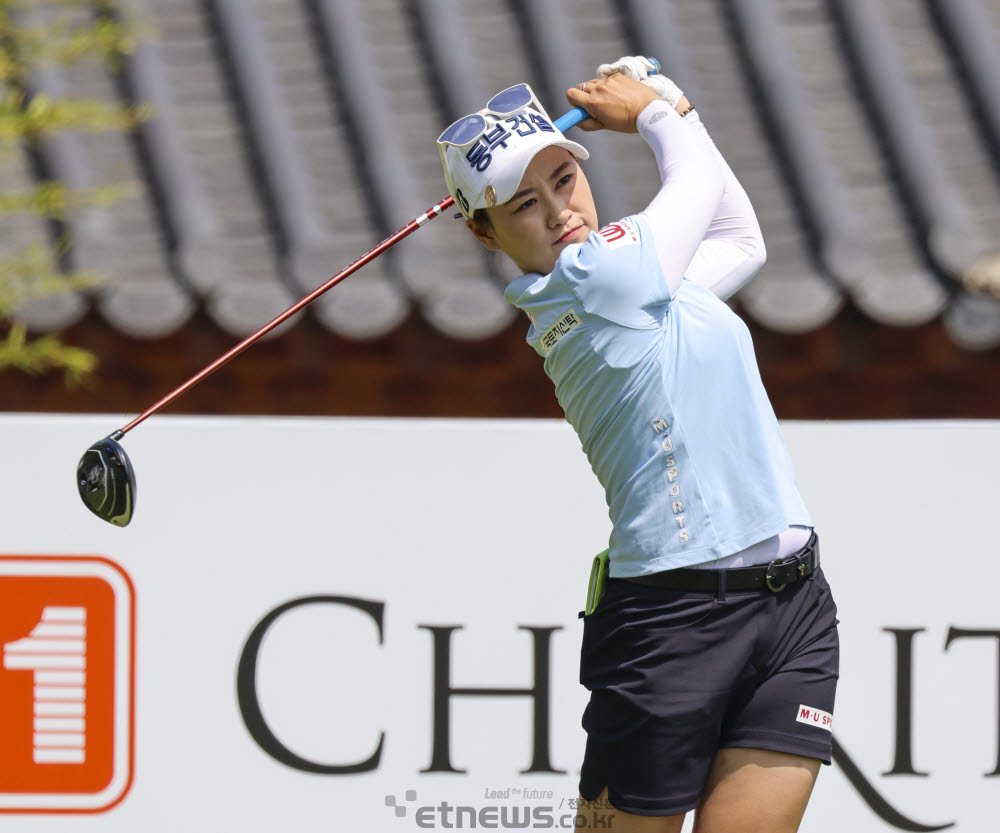 [포토]지한솔, 타이틀 방어를 위해