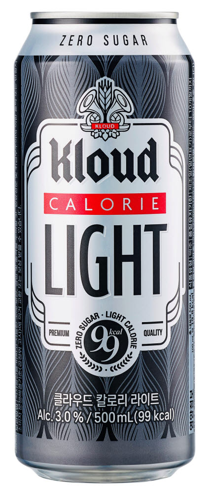 롯데칠성, 저칼로리 맥주 '클라우드 칼로리 라이트' 출시