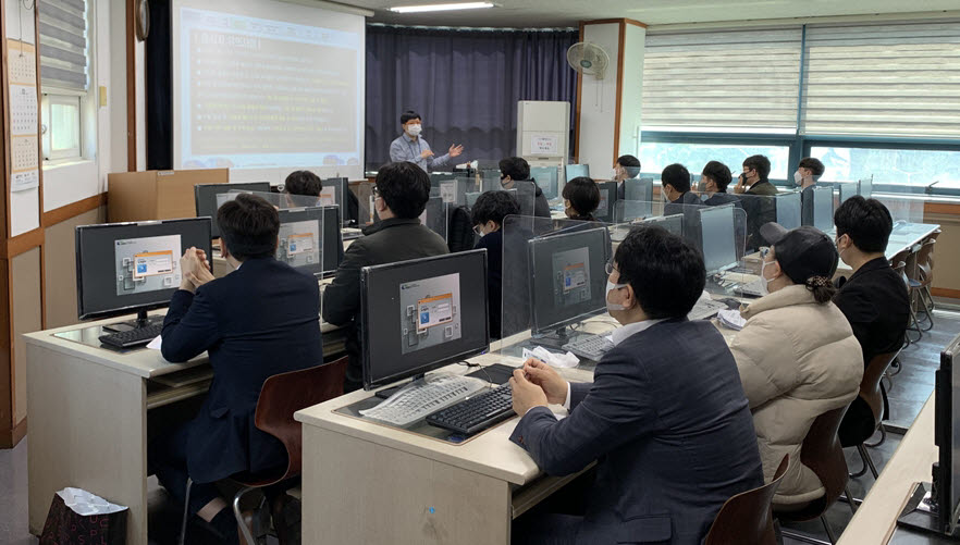 한국정보통신자격협회 자격시험 시행 모습