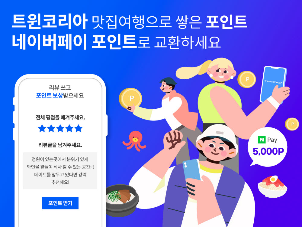 식신 트윈코리아, 네이버파이낸셜과 포인트 교환 제휴