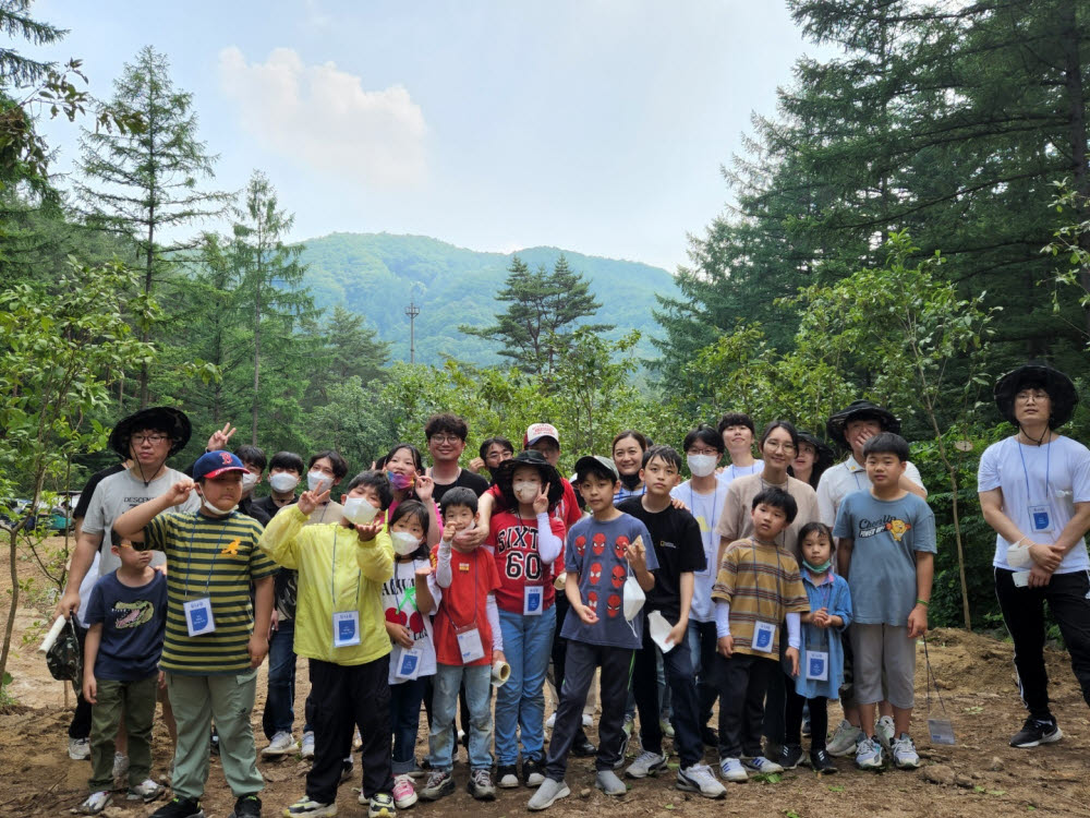 두나무, 교통약자 위한 숲 조성 봉사활동