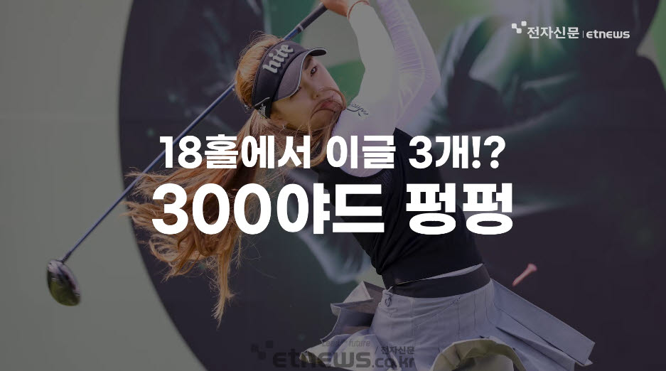 찢었다! 300야드 장타... 윤이나의 화려한 장타쇼[줌인]