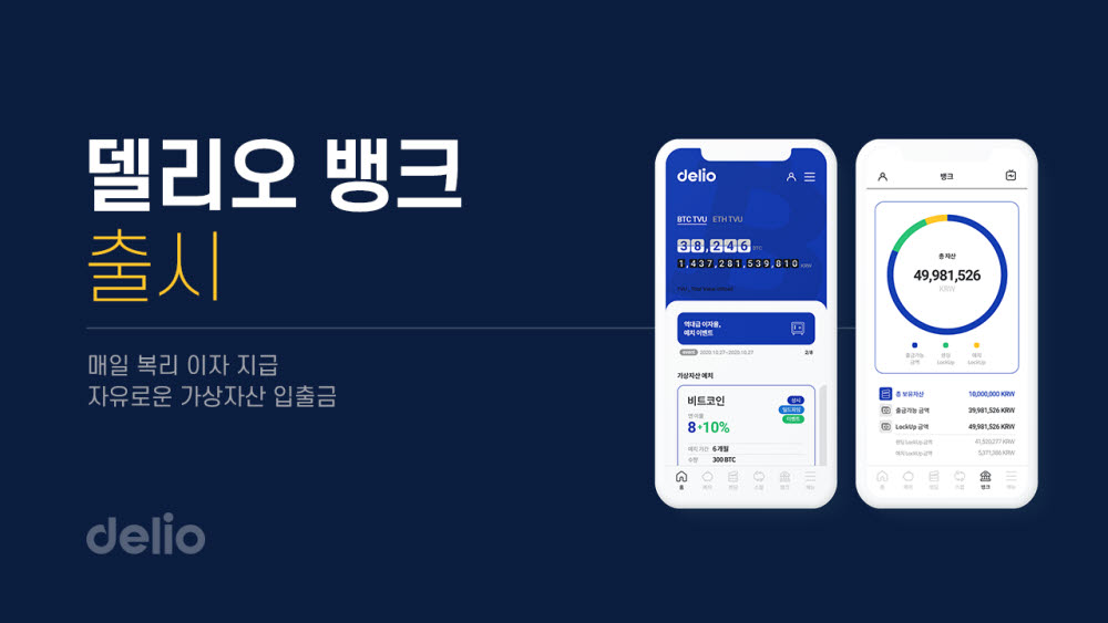 델리오, 상시 가상자산 입출금 서비스 제공