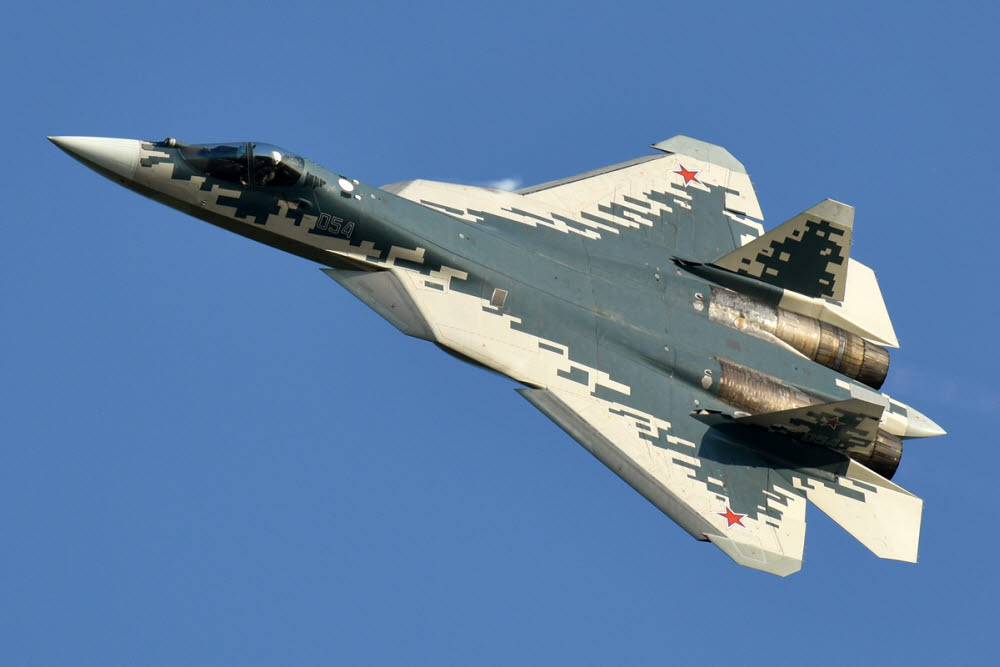 러시아의 5세대 스텔스기 Su-57. (출처: Anna Zvereva)