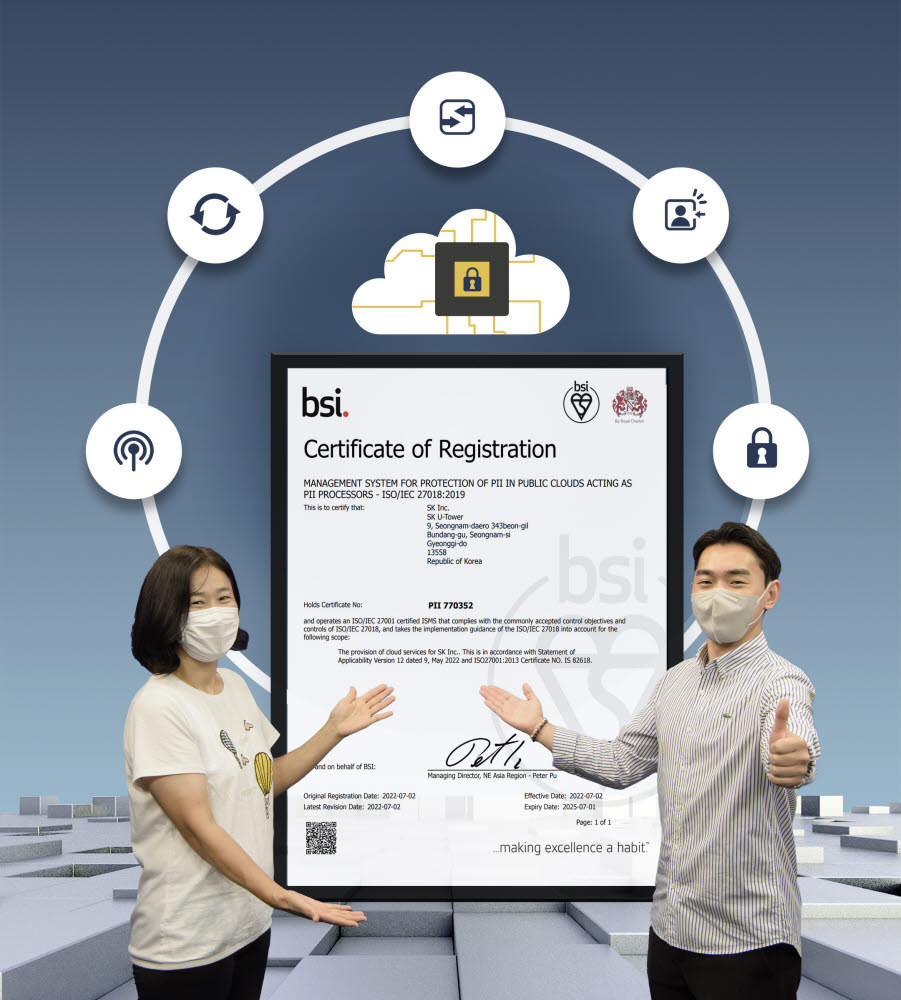 SK㈜ C&C, 클라우드 정보보호 국제인증 2종 동시 획득