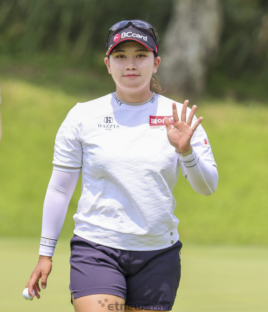 [포토]김희지, 깔끔한 마무리
