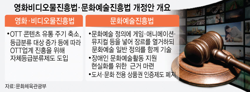 OTT 자율등급제 내년 4월 도입…게임·애니도 문화예술