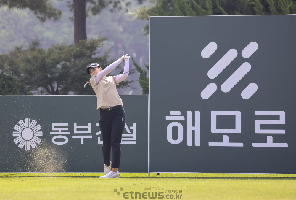 [포토]장수연, 강하게 보내는 티샷