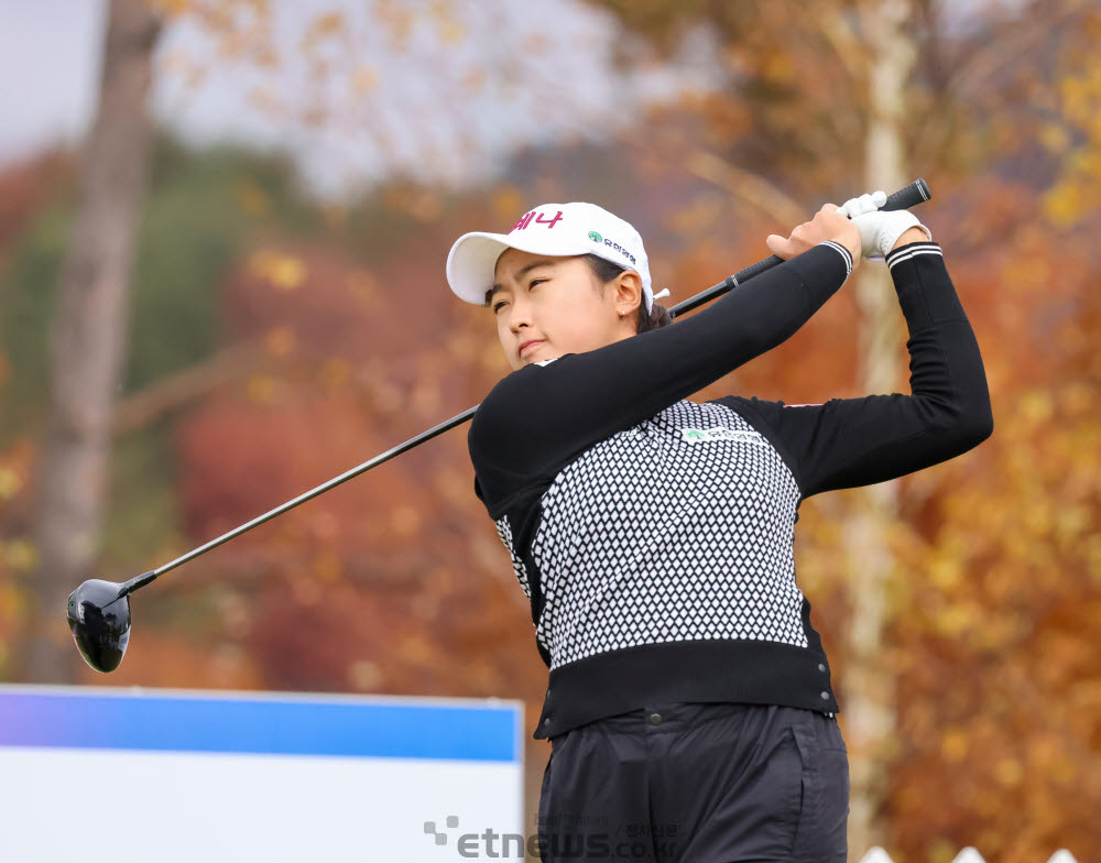 [포토]김민주, 강하게 보내는 티샷