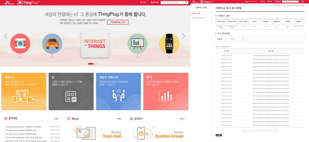 SKT IoT플랫폼 씽플러그(ThingPlug)를 활용한 전자부이 데이터 수집 .