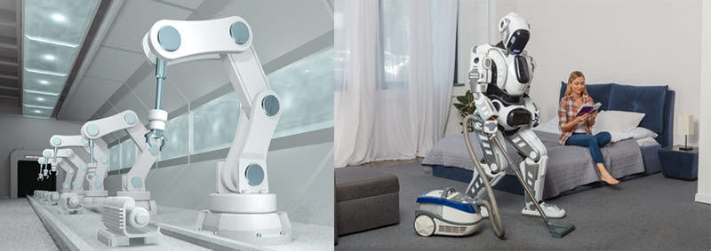 산업용 로봇과 휴머노이드 로봇