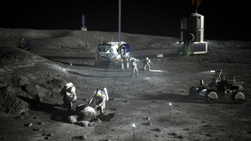 NASA는 아르테미스 프로젝트를 통해 달을 심우주 탐사를 위한 중간 정류장으로 만들고 싶어한다. (출처: NASA)