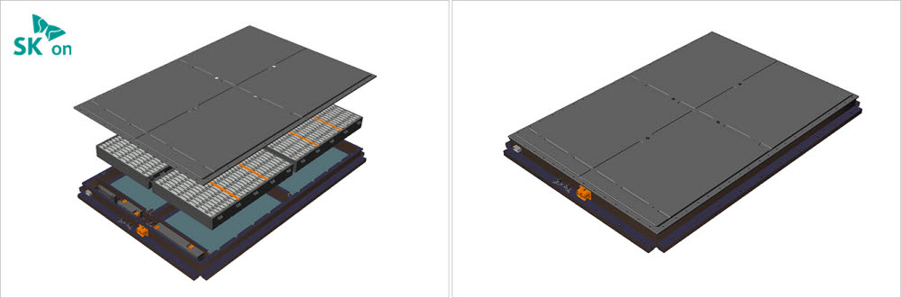 SK온, CES 2023서 전기차 배터리 제품 공개