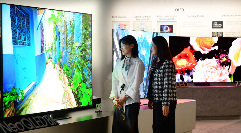 [CES2023 포토]삼성 퍼스트 룩, 98형 네오 QLED TV 첫 공개