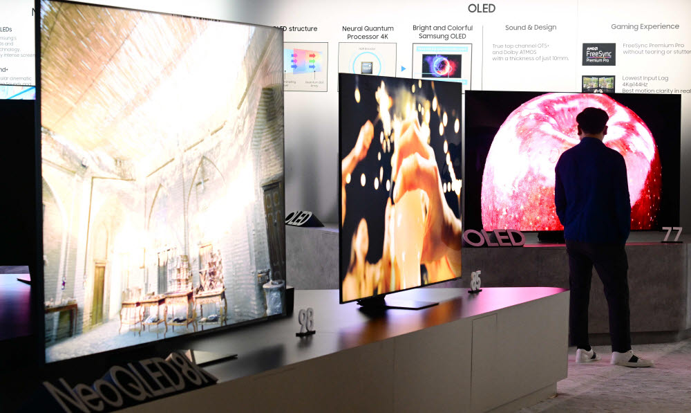 [CES2023 포토]삼성 QLED 신제품 공개