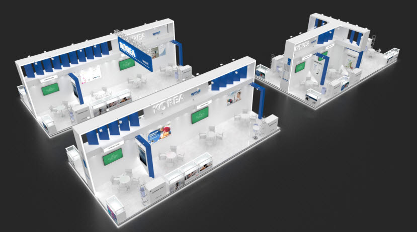 Arab Health 2023 강원공동관 부스디자인. 사진=원주의료기기테크노밸리