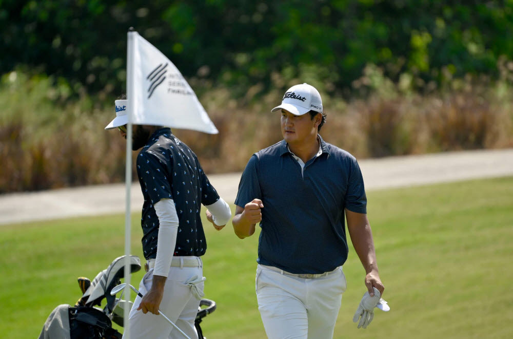 2022시즌 아시안투어 상금왕 김시환. 사진=아시안투어sns