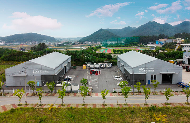 비에이에너지 전남 함평 공장 전경.