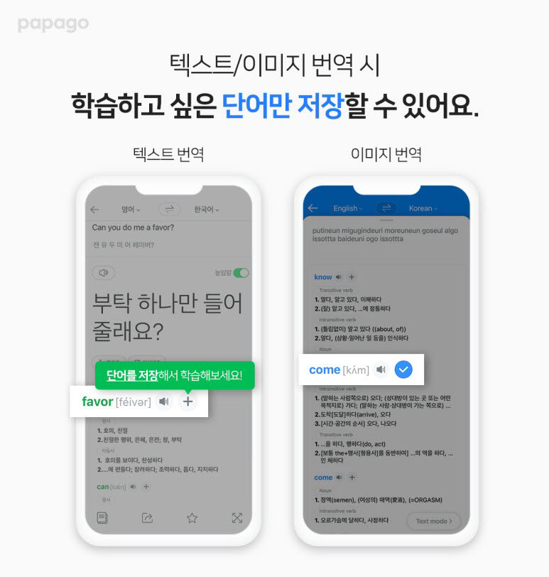 네이버 파파고, '에듀 단어장' 출시...이미지에서 원하는 단어만 저장