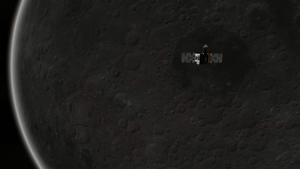 한국형 달 착륙선 다누리가 촬영한 달 표면사진. (출처: 다누리)