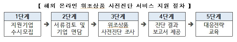 특허청 'K-브랜드 해외 온라인 위조상품 사전진단' 실시