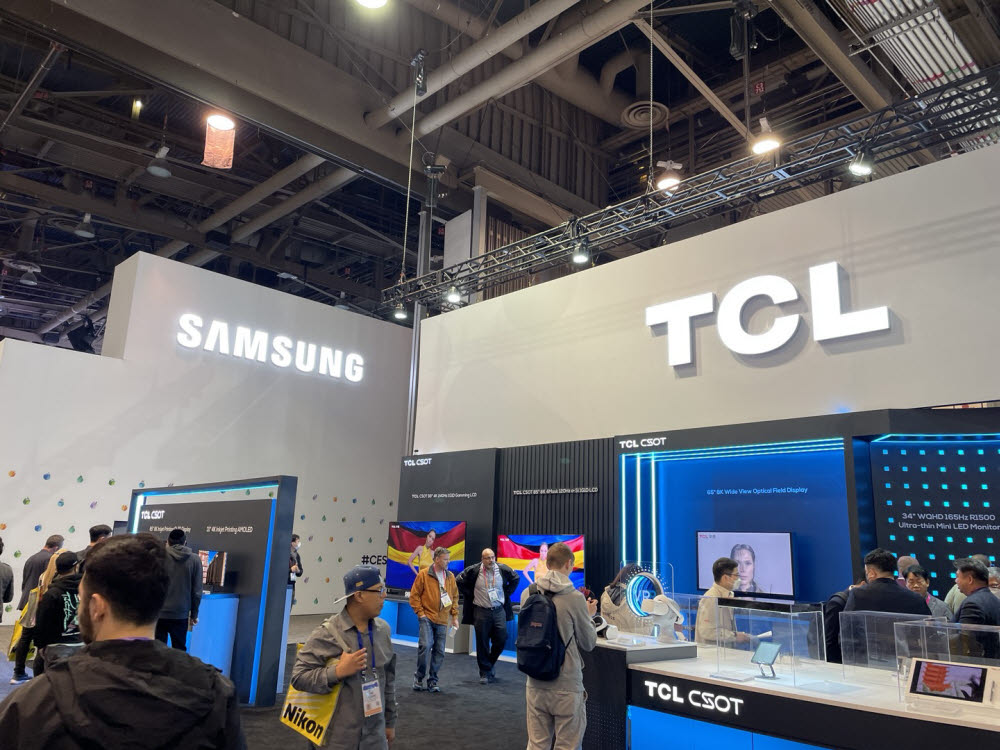 CES 2023 TCL 부스 전경