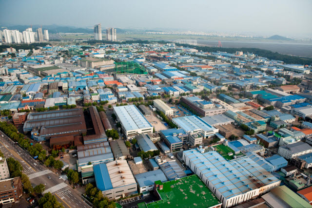 인천남동산업단지 전경