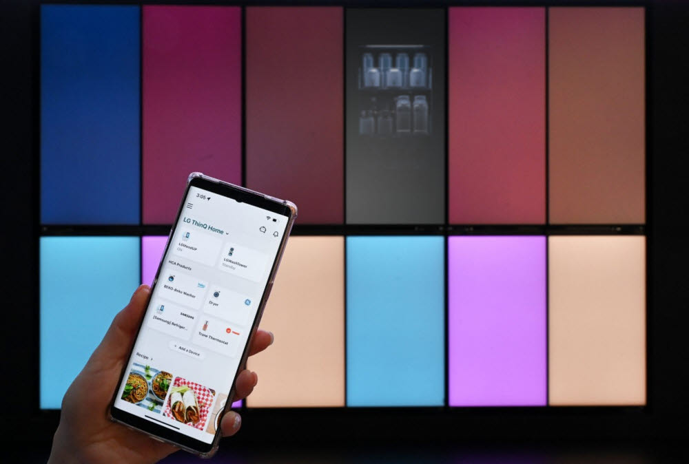LG전자 스마트홈 플랫폼 LG 씽큐와 무드업 냉장고